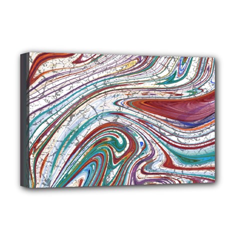 Abstract Background Ornamental Deluxe Canvas 18  X 12  (stretched) by Vaneshop
