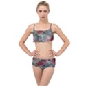 Design Pattern Scarf Gradient Layered Top Bikini Set View1