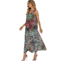 Design Pattern Scarf Gradient V-Neck Sleeveless Loose Fit Overalls View2
