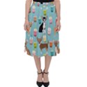 Chihuahua Bubble Kawaii Boba Tea Cute Dog Classic Midi Skirt View1