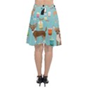 Chihuahua Bubble Kawaii Boba Tea Cute Dog Chiffon Wrap Front Skirt View2