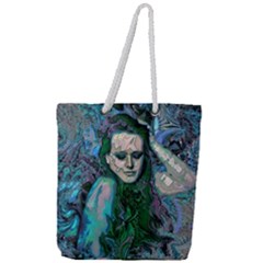 Alphonse Woman Full Print Rope Handle Tote (large) by MRNStudios
