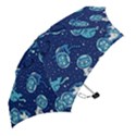 Cat Spacesuit Space Suit Astronaut Pattern Mini Folding Umbrellas View2