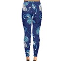 Cat Spacesuit Space Suit Astronaut Pattern Inside Out Leggings View4