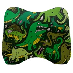 Dino Kawaii Velour Head Support Cushion by Wav3s