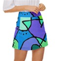 Mazipoodles In The Frame - Balanced Meal 5 Mini Front Wrap Skirt View3