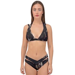 Vintage Tattoos Nautical Double Strap Halter Bikini Set by Vaneshop