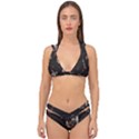 Vintage Tattoos Nautical Double Strap Halter Bikini Set View1