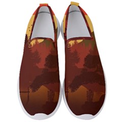 Japan Art Illustration Men s Slip On Sneakers by Grandong
