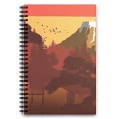 Japan Art Illustration 5 5  X 8 5  Notebook by Grandong