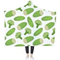 Vegetable Pattern With Composition Broccoli Wearable Blanket View2