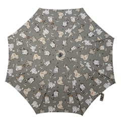 Cute Cat Pattern Cartoon Hook Handle Umbrellas (medium) by Cowasu