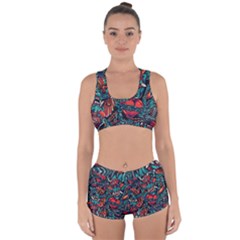 Japanese Graffiti Racerback Boyleg Bikini Set by Cowasu