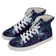 Horror Psychedelic Art Men s Hi-top Skate Sneakers by Cowasu