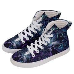 Horror Psychedelic Art Women s Hi-top Skate Sneakers by Cowasu