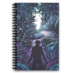 Horror Psychedelic Art 5 5  X 8 5  Notebook by Cowasu