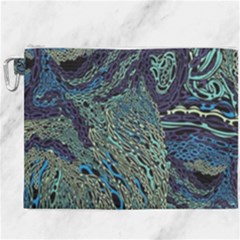 Dark Psychedelic Canvas Cosmetic Bag (xxxl) by Cowasu