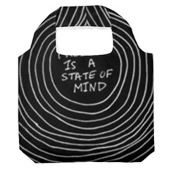 Psychedelic Art Freedom Is A State Of Mind Trippy Quotes Premium Foldable Grocery Recycle Bag by Bangk1t