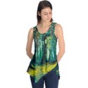 Ai Generated Trees Forest Mystical Forest Nature Art Sleeveless Tunic View1