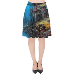 Castle Fantasy Velvet High Waist Skirt by Ndabl3x