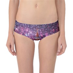 Moscow Kremlin Saint Basils Cathedral Architecture  Building Cityscape Night Fireworks Classic Bikini Bottoms by Cowasu