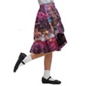 Moscow Kremlin Saint Basils Cathedral Architecture  Building Cityscape Night Fireworks Kids  Ruffle Flared Wrap Midi Skirt View3