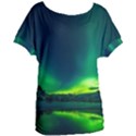 Iceland Aurora Borealis Women s Oversized Tee View1