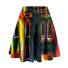 Architecture City Homes Window High Waist Skirt by Amaryn4rt