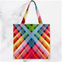 Graphics Colorful Colors Wallpaper Graphic Design Zipper Grocery Tote Bag View2