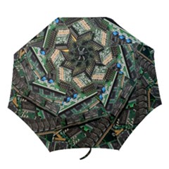 Computer Ram Tech - Folding Umbrellas by Amaryn4rt