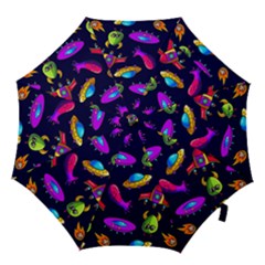 Space Pattern Hook Handle Umbrellas (medium) by Amaryn4rt