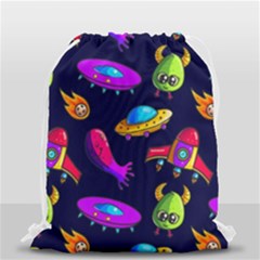 Space Pattern Drawstring Bag (small) by Amaryn4rt