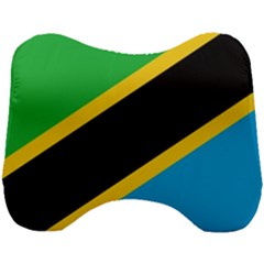 Flag Of Tanzania Head Support Cushion by Amaryn4rt