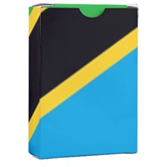 Flag Of Tanzania Playing Cards Single Design (rectangle) With Custom Box by Amaryn4rt