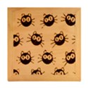 Cats Heads Pattern Design Wood Photo Frame Cube View2
