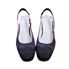 Clouds Fantasy Space Landscape Colorful Planet Women s Classic Slingback Heels by Ravend