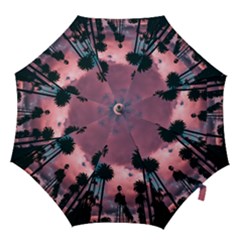 Nature Sunset Sky Clouds Palms Tropics Porous Hook Handle Umbrellas (medium) by Ravend