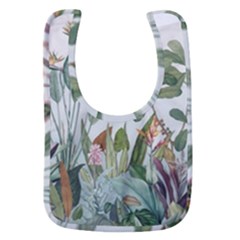 Tropical Jungle Plants Baby Bib by Ravend