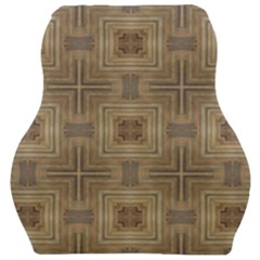 Abstract Wood Design Floor Texture Car Seat Velour Cushion  by Celenk