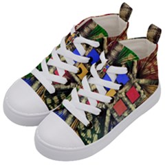 Fb9e6132-103b-4b96-af9a-0876c8fd7fcd 52d9a5da-4aa4-4d33-9cf4-486d48c5bb52 Kids  Mid-top Canvas Sneakers by Rbudhiya