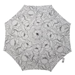 Contemporary-nature-seamless-pattern Hook Handle Umbrellas (medium) by uniart180623