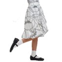 Contemporary-nature-seamless-pattern Kids  Ruffle Flared Wrap Midi Skirt View3