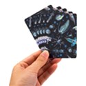 Colorful-abstract-pattern-consisting-glowing-lights-luminescent-images-marine-plankton-dark Playing Cards Single Design (Rectangle) with Custom Box View3