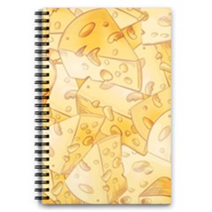 Cheese-slices-seamless-pattern-cartoon-style 5 5  X 8 5  Notebook by uniart180623