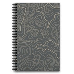 Damask-seamless-pattern 5 5  X 8 5  Notebook by uniart180623