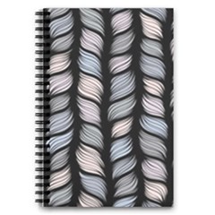Seamless-pattern-with-interweaving-braids 5 5  X 8 5  Notebook by uniart180623