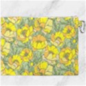 Seamless-pattern-with-graphic-spring-flowers Canvas Cosmetic Bag (XXXL) View2