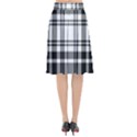 Pixel-background-design-modern-seamless-pattern-plaid-square-texture-fabric-tartan-scottish-textile- Flared Midi Skirt View2