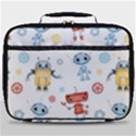 Cute-cartoon-robots-seamless-pattern Full Print Lunch Bag View1
