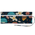 Seamless-pattern-with-breakfast-symbols-morning-coffee Roll Up Canvas Pencil Holder (M) View2